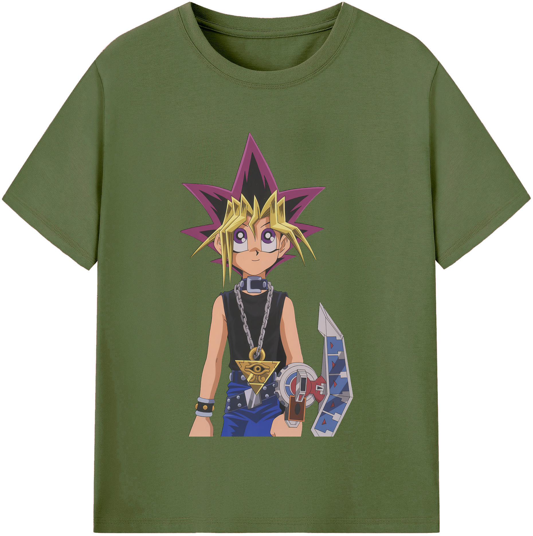 （画像用） 遊☆戯☆王 Yu-Gi-Oh! 綿100％半袖Tシャツ（フロントプリント）